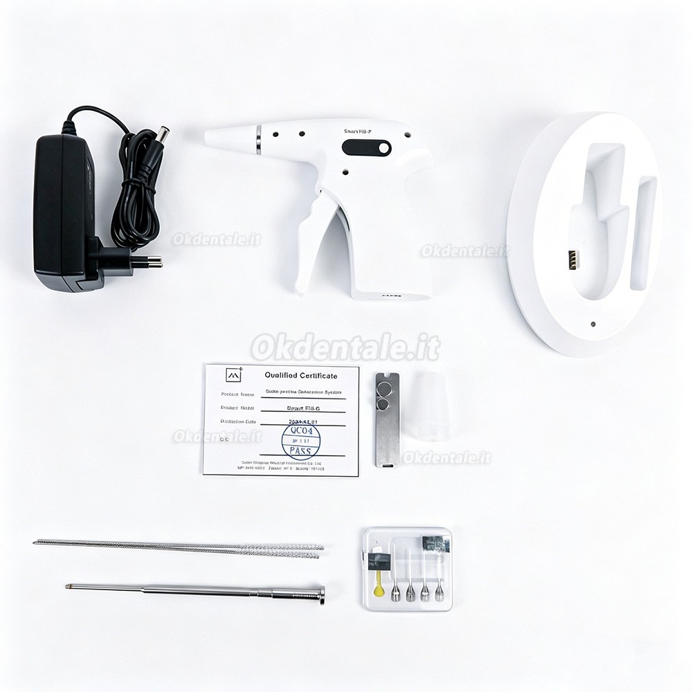 Sistema di otturazione in guttaperca wireless Mecco Smart Fill-G + Penna riscaldante cordless per endodonzia Mecco Smart Fill-P